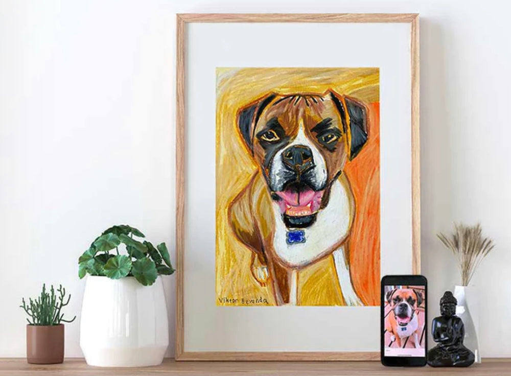 Hand-drawn Pet Portraits ($200-$500)